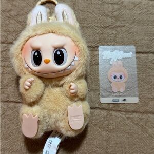 POPMART Authentic Labubu “Have a Seat” - BABA plush pendant